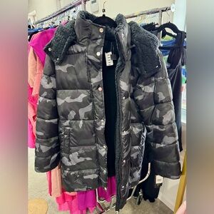 Camouflage Puffer Jacket